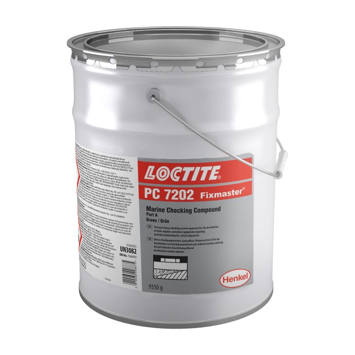 LOCTITE PC 7202, Green, Mixed, 10 kg Bucket