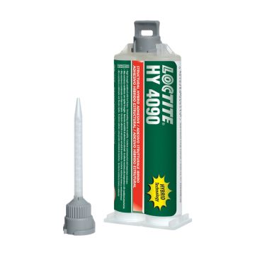 LOCTITE HY 4090, 50 g dvigubas kartridžas, dėžutė su maišytuvais
