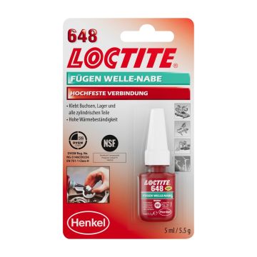 LOCTITE 648, 5 ml, blisterinė pakuotė