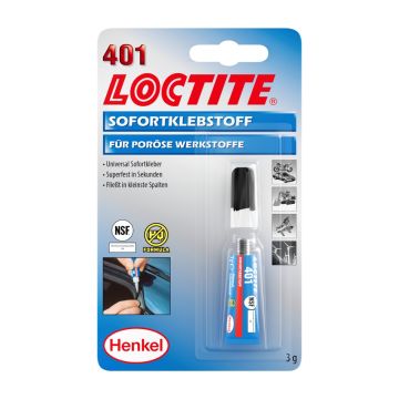 LOCTITE 401, 3 g, blisterinė pakuotė