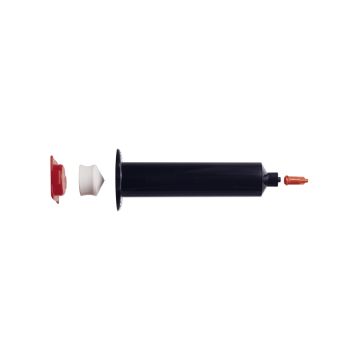 „LOCTITE“ švirkšto cilindro ir stūmoklio rinkinys, 30 ml, juodos spalvos, 20 vnt. pakuotėje