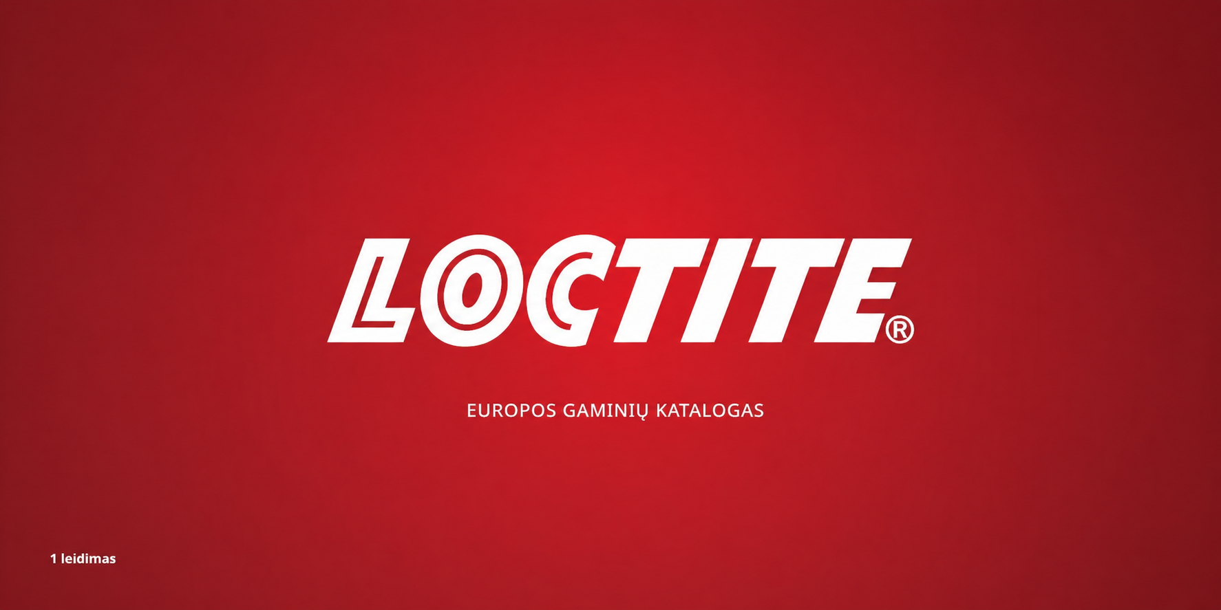 Loctite industrial product selection guide