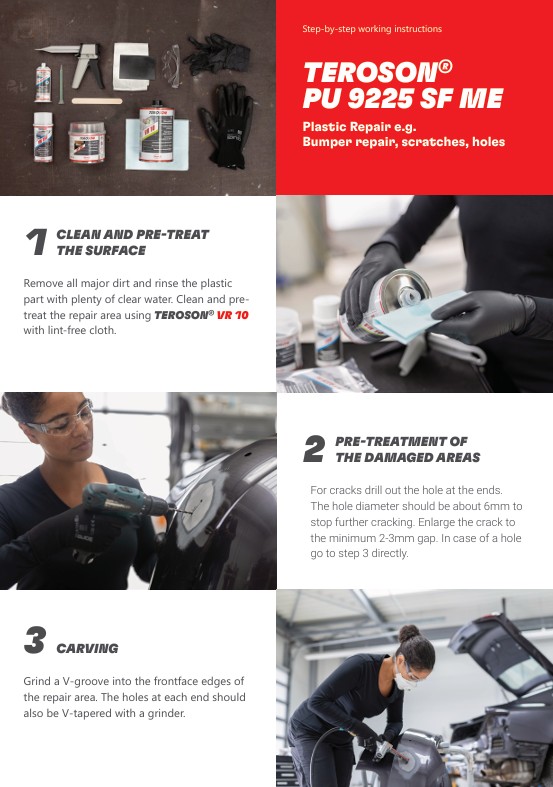 Teroson automotive plastic parts repair